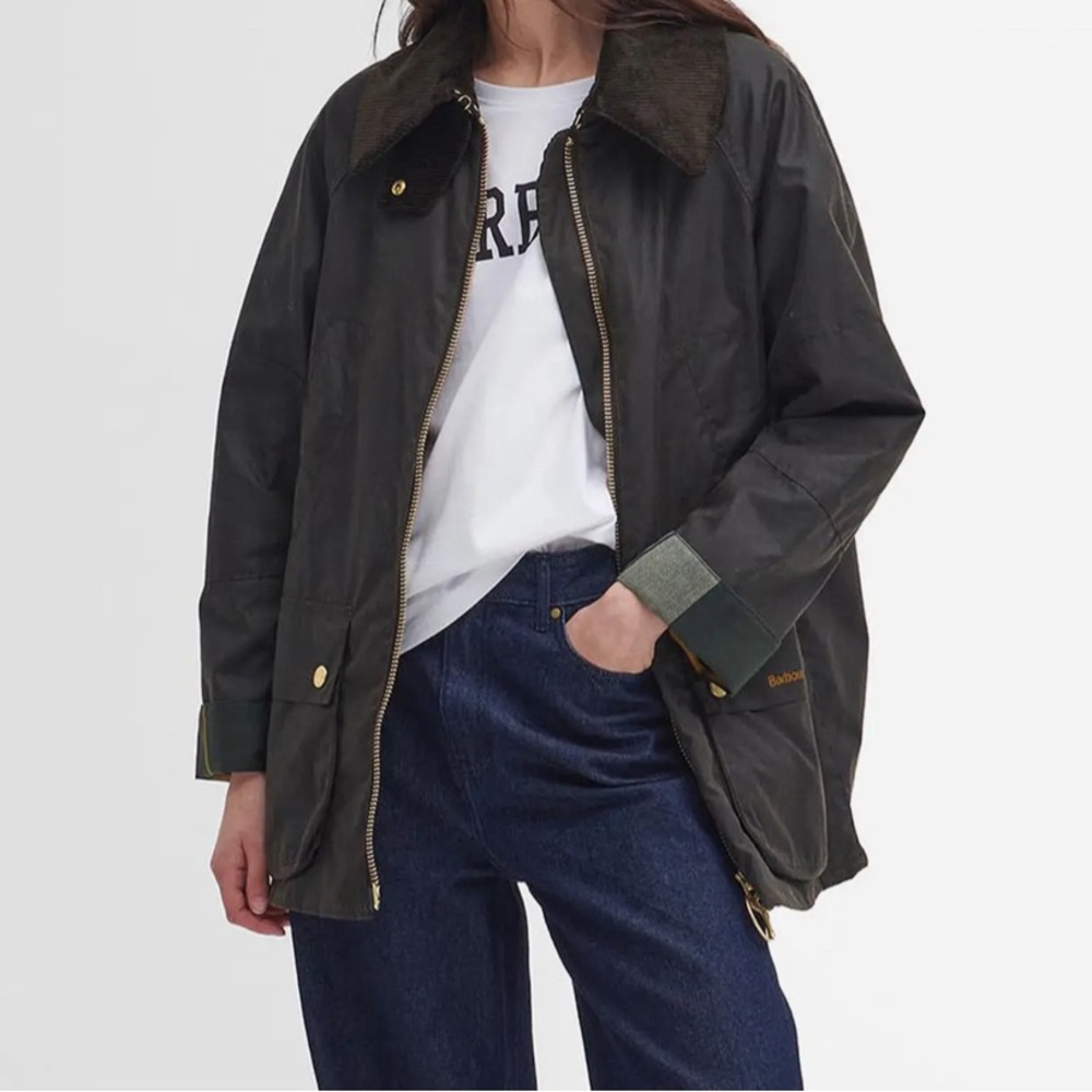Barbour Allerston Water Resistant Waxed Cotton Jacket - Picture 2 of 7